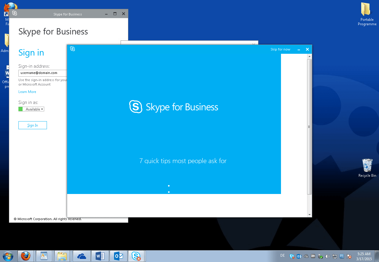 Skype for business mac